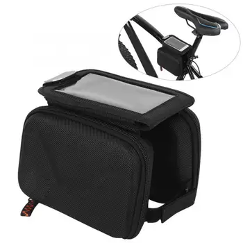 Водонепроницаемая велосипедная сумка EVA Anticollision Hard Shell для велосипеда с сенсорным экраном, сумка для мобильного телефона, чехол для телефона с диагональю 6,0 дюймов