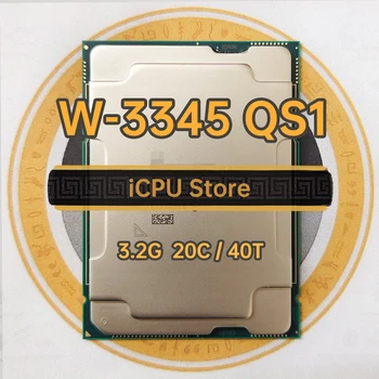 W-3345 QS1 QX7K 3,2 ГГц 20 ядер 40 потоков 30 МБ 250 Вт LGA4189 для C621A