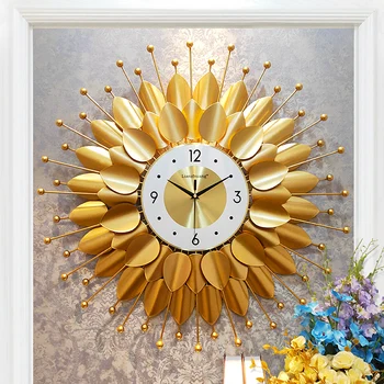 Скандинавский дизайн Бесшумные Настенные часы Кварцевые Круглые Металлические Цифровые Настенные часы Кухонный минимализм Orologio Da Parete Игровое украшение