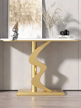 Легкий роскошный, современный и минималистичный столик на веранде, столик для украшения неправильной формы, столик для раздевания, столик для просмотра входа со стороны входа