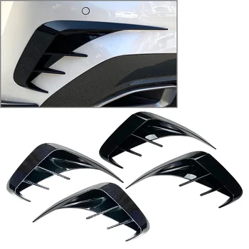 1 пара накладок на задний бампер автомобиля, разделитель для губ, накладные ребра для BMW 3-Series G20 320i 330i 2019 2020 2021 2022