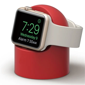 Силиконовая Подставка для Зарядного устройства для Apple Watch Ultra 8/7/5/6/4 /SE/3 Универсальный Держатель Док-станции Для Хранения Кабелей iWatch 45 44 42 40 41