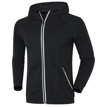 2020 Новая зимняя мужская куртка для бега Спортивная для фитнеса С длинными рукавами и капюшоном, облегающие куртки для спортзала, футбола, баскетбола, бега Трусцой, одежда