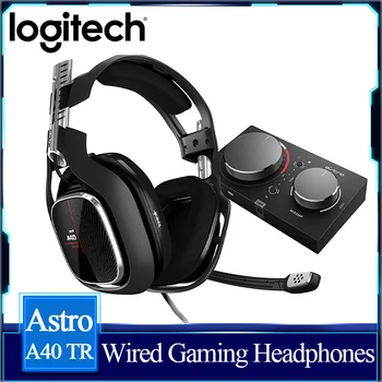 100% НОВАЯ Игровая Гарнитура Logitech Astro A40 TR с Микрофоном, Профессиональные Игровые Наушники с Шумоподавлением для ноутбука Xbox/PS headse