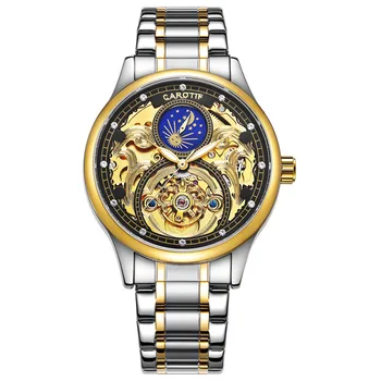 CAROTIF Reloj Hombre Роскошные Мужские Наручные часы Механические Часы Мужские Автоматические Повседневные Водонепроницаемые Часы Relogio Masculino 2023