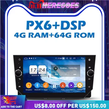 1280*720 PX6 DSP IPS Android 10,0 64G + 4G LTE Автомобильный DVD-плеер GPS Google Map RDS Авторадио wifi Bluetooth 5,0 Для SEAT IBIZA 2018