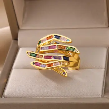 Кольца с перекрестием рук из готического циркона для женщин и мужчин, красочное креативное кольцо для рукопожатия, кольцо на палец, подарок на Хэллоуин, Рождественские украшения