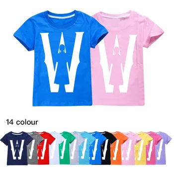 Модные топы для подростков и студентов, детская одежда Wednesday Addams, Летняя футболка с коротким рукавом для девочек, хлопковые милые футболки для малышей